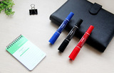 吉丽大双头笔记号笔G1842 黑色/红色/蓝色   一盒10支